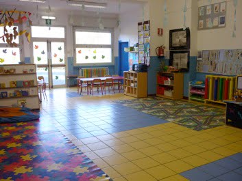 Aula sezione azzurra