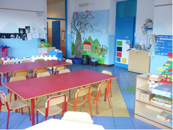 Aula sezione blu