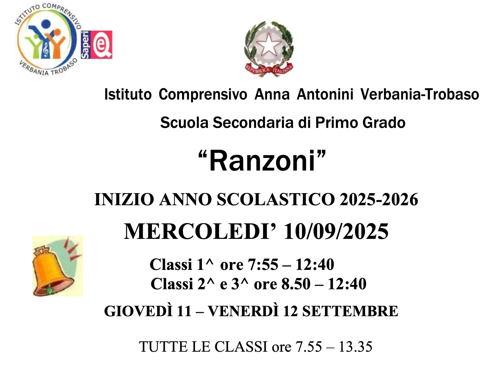 Secondaria Ranzoni